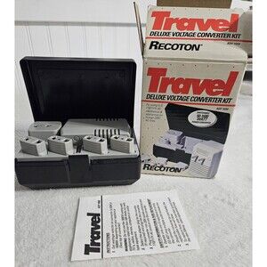 Recoton Travel Deluxe Voltage Converter Kit, model ADF 1650